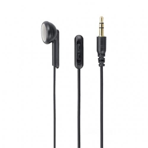 ヤザワ Y01TMS1093BK ボリューム付片耳イヤホン 3.0m インナーイヤータイプ ブラック