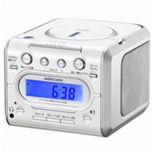 オーム電機 RCDC008Z ワイドFM対応 CDクロックラジオ