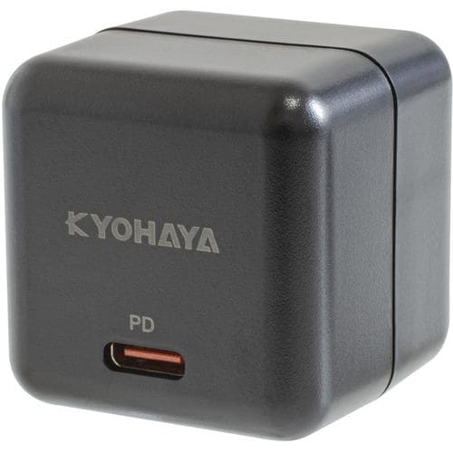 京ハヤ JKPD20S1BK AC充電器PD20W1ポート KYOHAYA BK