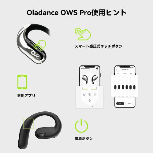Oladance オーラダンス ウェアラブルステレオPro シルバー OWS Pro 