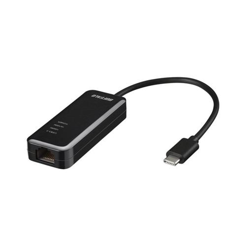 バッファロー LUA4-U3-CGTE-BK Giga対応 Type-C USB3.1(Gen1)用LANアダプター ブラック