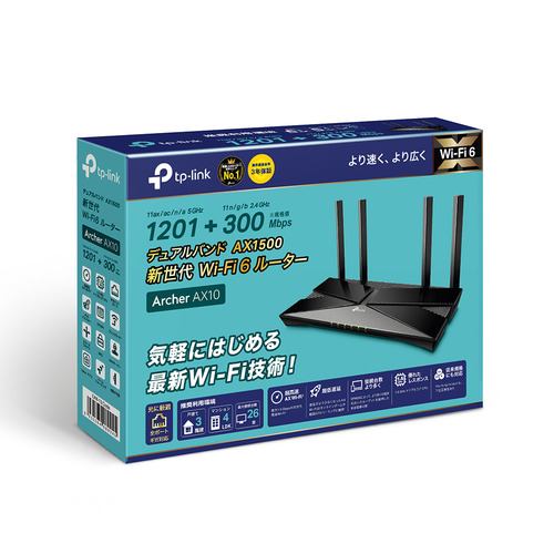 TP-Link ティーピーリンク ARCHER AX10 Wi-Fi 6(11AX) 無線LANルーター