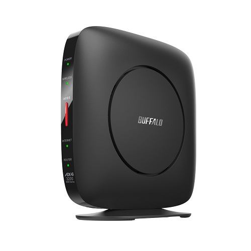 BUFFALO バッファロー WSR-3200AX4S-BK Wi-Fiルーター 親機 2401+800Mbps AirStation ブラック Wi- Fi 6(11ax) | ヤマダウェブコム