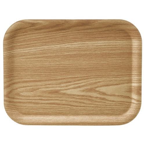 木製食器 ノンスリップシカクトレー ＡＢＴ１５ ブラウン 42ｃｍ
