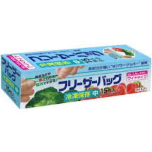 日本サニパック スマートキッチン フリーザーバッグ 中 15枚 透明