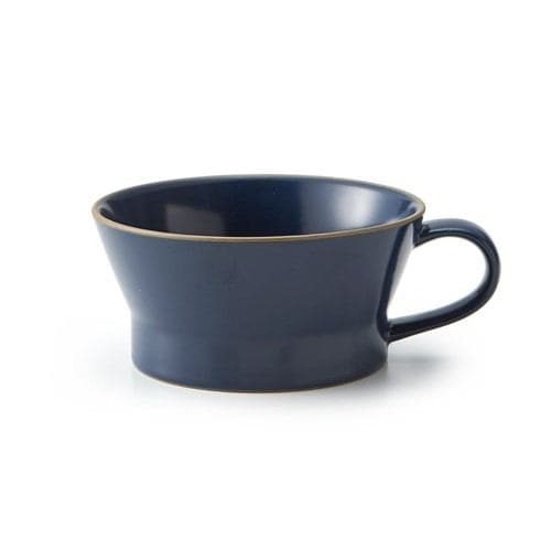 スープカップ エッジライン 12．3cm×15．3cm×H6cm ブルー