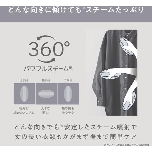 パナソニック NI-FS690 衣類スチーマー フロストブルー | ヤマダウェブコム