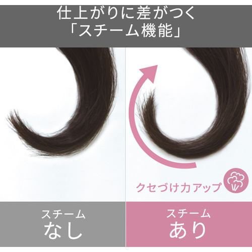 テスコム TW552A-P マイナスイオン2WAYスチームヘアーアイロン elims