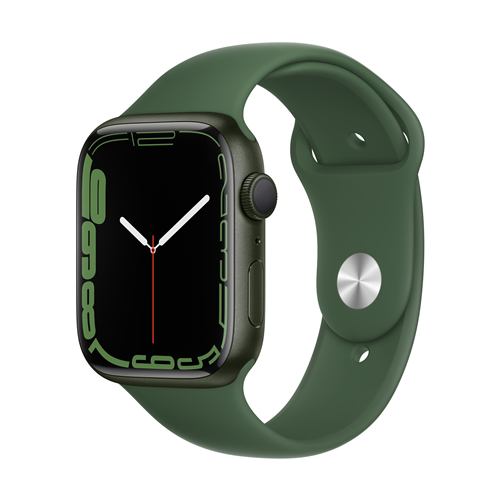アップル(Apple) MKN73J/A Apple Watch Series 7(GPSモデル) 45mm グリーンアルミニウムケースとクローバースポーツバンド レギュラー