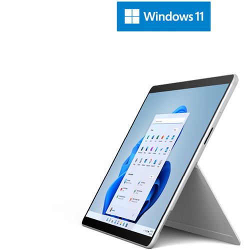 Microsoft E4K-00011 Surface Pro X SQ1／8／128 ノートパソコン プラチナ E4K00011