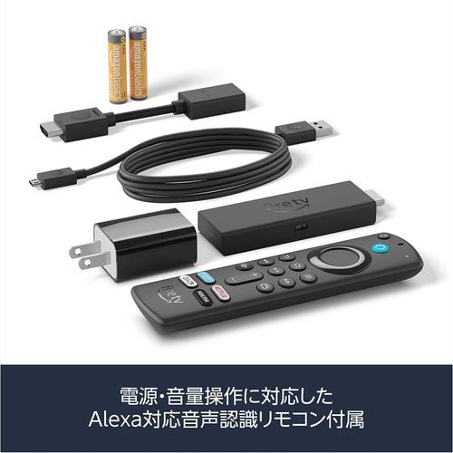 Amazon B09JFLJTZG Fire TV Stick 4K Max - Alexa対応音声認識リモコン(第3世代)付属  ストリーミングメディアプレーヤー Fire TV ブラック