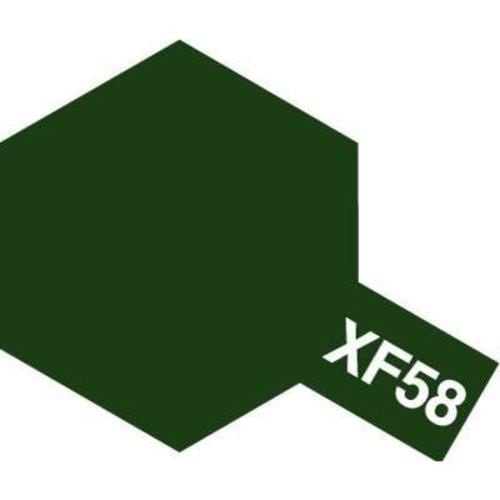 タミヤ アクリルミニ XF－58 オリ－ブグリ－ン