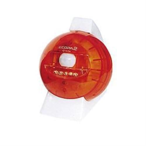 日本セラミック SL-613 電池式LEDセンサーライト エコパ2 （クリアオレンジ）