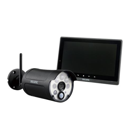 DXアンテナ WSS10M1CL センサーライト付ワイヤレスフルHDカメラ＆10inchモニターセット