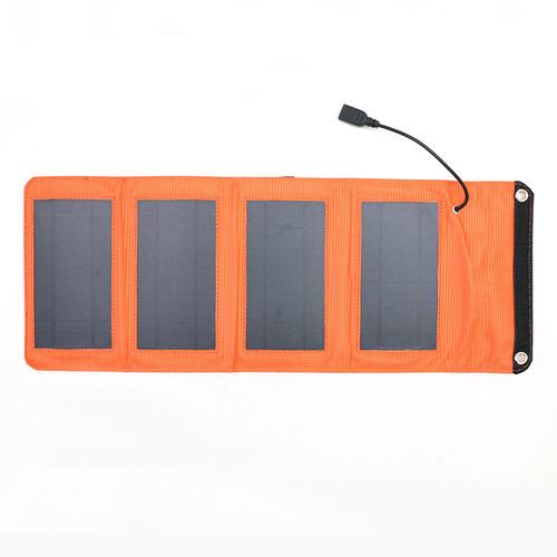 エアージェイ AJ-NSOLAR7W OR スマホ3時間でフル充電可能 ソーラー充電器７W型  オレンジ