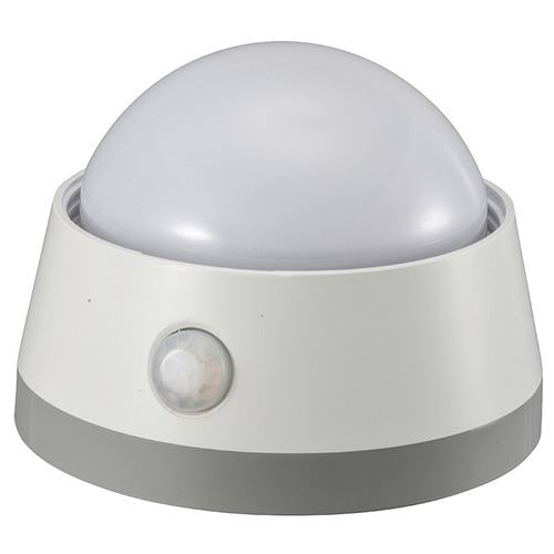オーム電機 NIT-BLA6JD-WN LEDセンサーライト 明暗＋人感センサー付 白色LED