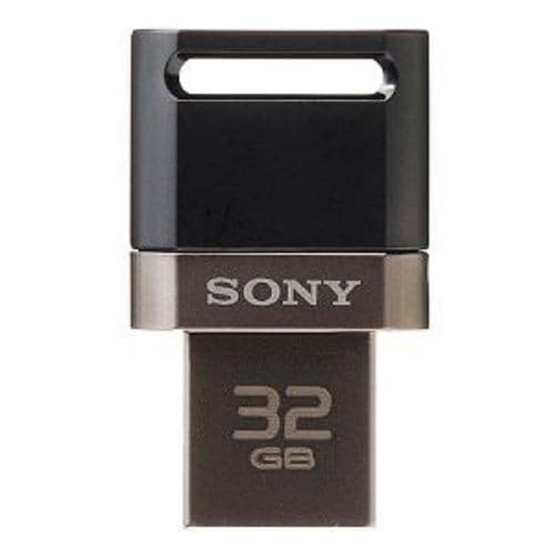 ソニー USM32SA1 B スマホ／タブレット対応USBメモリー 32GB ブラック