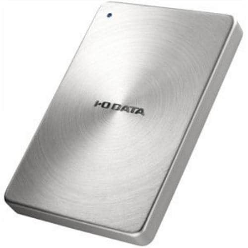 IOデータ HDPX-UTA1.0S USB3.0／2.0対応 ポータブルハードディスク 「カクうす」 1.0TB シルバー
