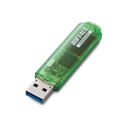 バッファロー バッファローツールズ対応USB3.0用USBメモリースタンダードモデル 32GB グリーンモデル RUF3-C32GA-GR