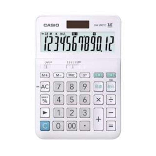 カシオ DW-200TC-N W税計算対応電卓 12桁