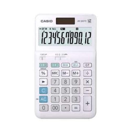 カシオ JW-200TC-N W税計算対応電卓 12桁