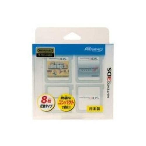 3DS ニンテンドー3DS／DSカード収納ケース カードポケット8 クリア
