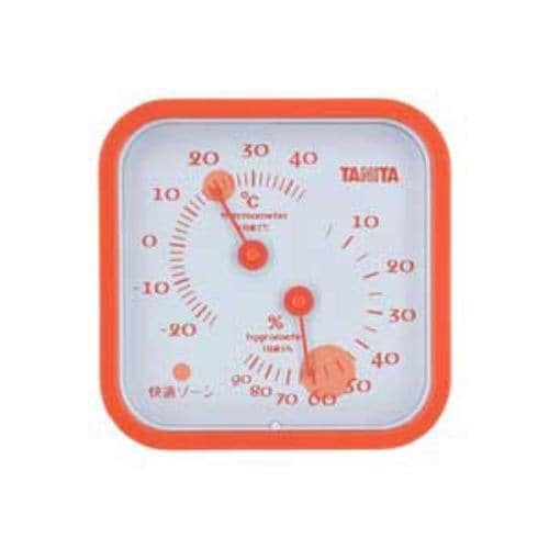 タニタ 温湿度計（オレンジ） TT-557-OR