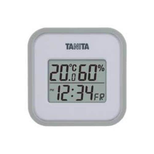 タニタ 温湿度計（グレー） TT-558-GY