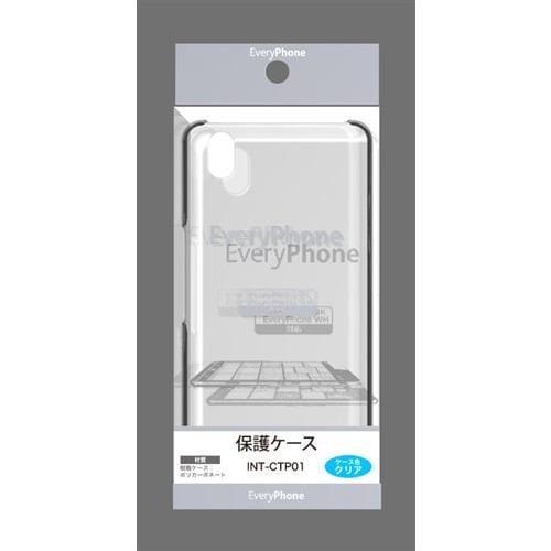 フロンティア(FRONTIER) INT-CTP01 EveryPhone専用保護ケース クリア