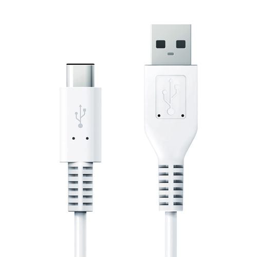 ラディウス RK-CAB10W  USB2.0 Support Type C to Type A Cable White  約1.0m ホワイト