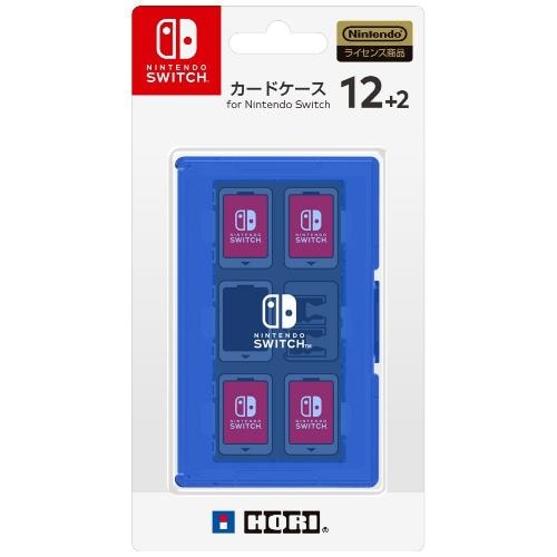 ホリ カードケース12+2 for Nintendo Switch ブルー NSW-022