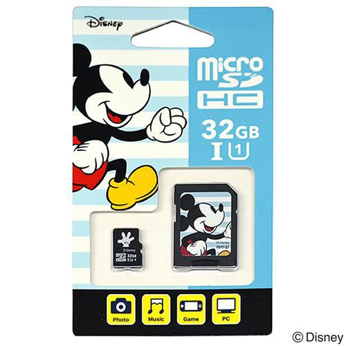 アイアップ EU-MSD32-MM 【Nintendo Switch対応】 ディズニー microSDカード アダプターセット 32GB ミッキー