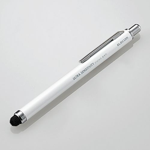 エレコム P-TPCNWH 超感度スマートフォン用タッチペン(ノックタイプ) ホワイト