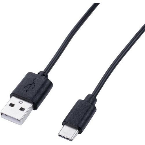ナカバヤシ ZUH-CA23A01BK USB2.0type-Cケーブル 0.1m    ブラック