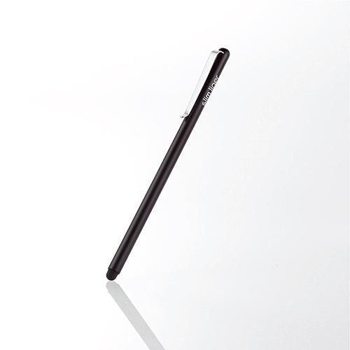 エレコム P-TPSLIMBK スマートフォン用スリムタッチペン ブラック