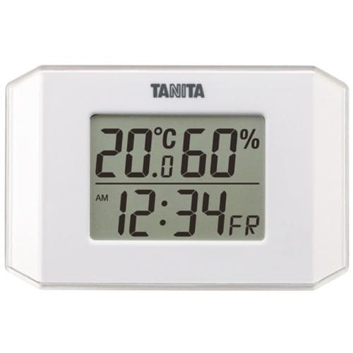 タニタ TT-574-WH デジタル温湿度計 ホワイト