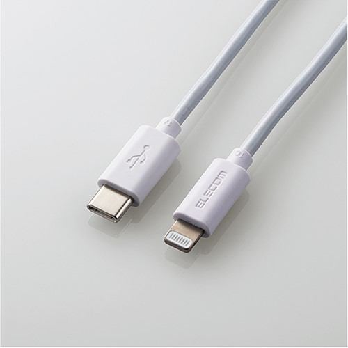 エレコム MPA-CL10WH USB-C to Lightningケーブル（スタンダード）1.0m
