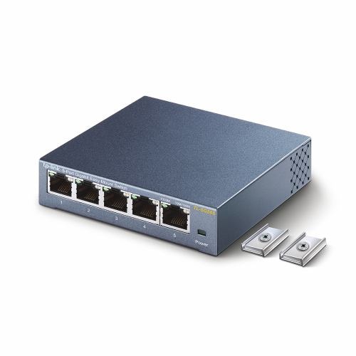 TP-Link ティーピーリンク 5ポート スイッチングハブ 金属筐体マグネット付 永久保証 TL-SG505