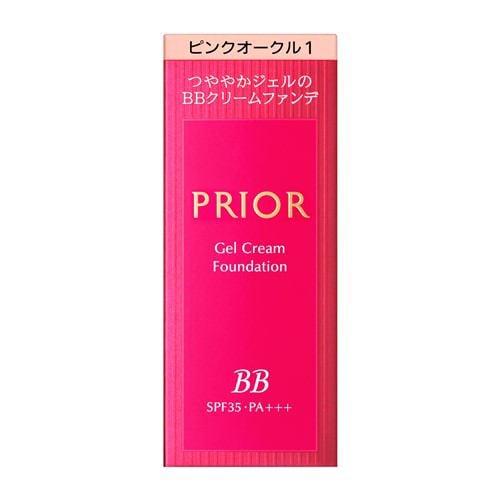 資生堂（SHISEIDO）  プリオール 美つやBBジェルクリーム n ピンクオークル1 赤味よりでやや明るめ (30g)