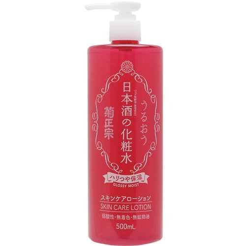 菊正宗 日本酒の化粧水ハリツヤ保湿 500ｍｌ ピンク