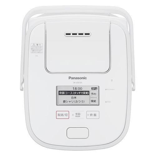 Panasonic 炊飯器 1.0L（5.5合）SR-SSX101-W 圧力IH