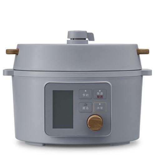 アイリスオーヤマ 電気圧力鍋 3L KPC-MA3-H グレー　炊飯機能　圧力鍋