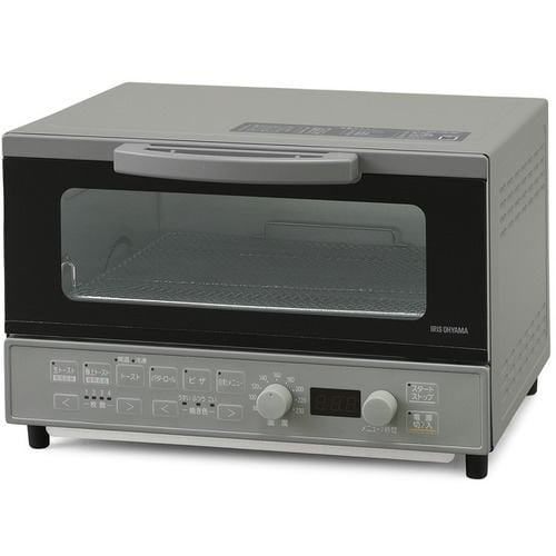 アイリスオーヤマ MOT-401-H マイコン式オーブントースター   グレー