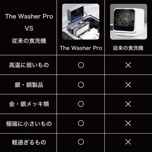 新品 超音波食洗機 The Washer Pro Q6_400 専用洗い桶付き - 生活家電