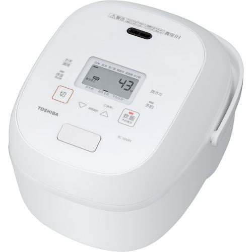 価格買取【新品】東芝　炊飯器 5.5合RC-10VST ホワイト 炊飯器・餅つき機