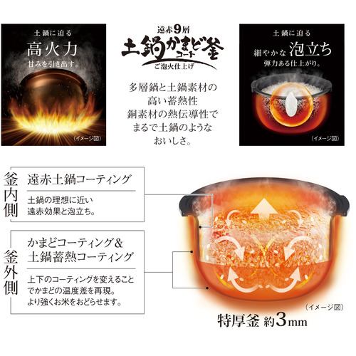 推奨品】タイガー魔法瓶 JPI-X100 圧力IHジャー炊飯器 5.5合 フォグ