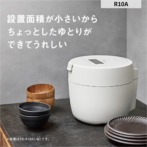 パナソニック SR-R10A-G 圧力IHジャー炊飯器 5合 グリーン