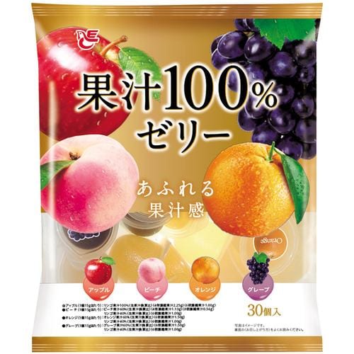 エースベーカリー 果汁100%ゼリー 30個