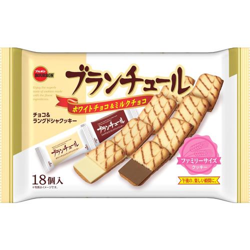 ブルボン ブランチュール ファミリーサイズ ホワイトチョコ＆ミルクチョコ 18個