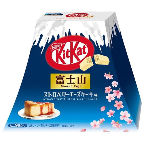 ネスレ KitKat 富士山 ストロベリーチーズケーキ味 9枚入